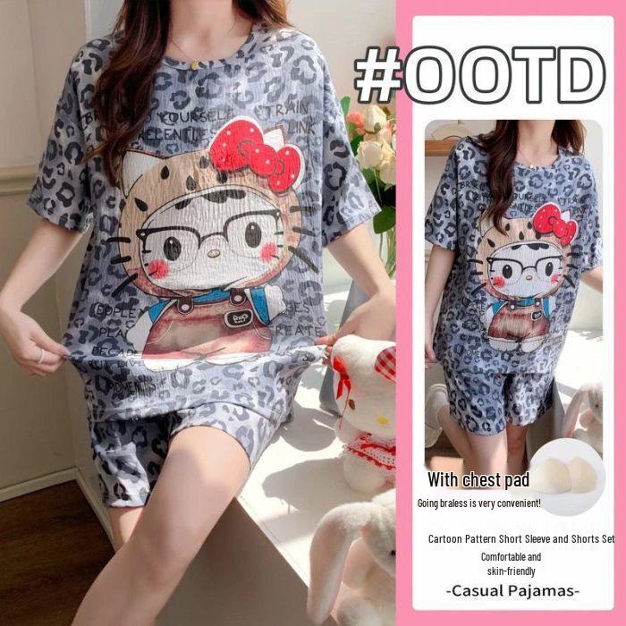 "Damska koszula nocna księżniczki z długim rękawem, za kolano, z kołnierzykiem lalki - Wiosna/Jesień, styl koreański"