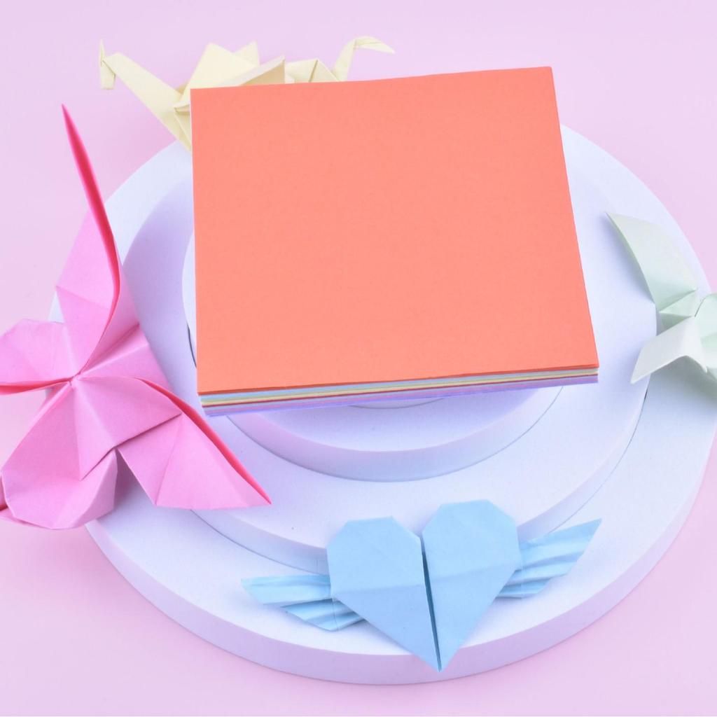 10-Color 15x15cm Origami Paper for Kids - DIY Crafts & Flower Cutting