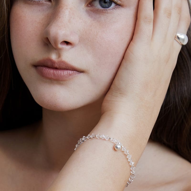 Tatiana (925 Silver) Bead Ball Bracelet BR1800