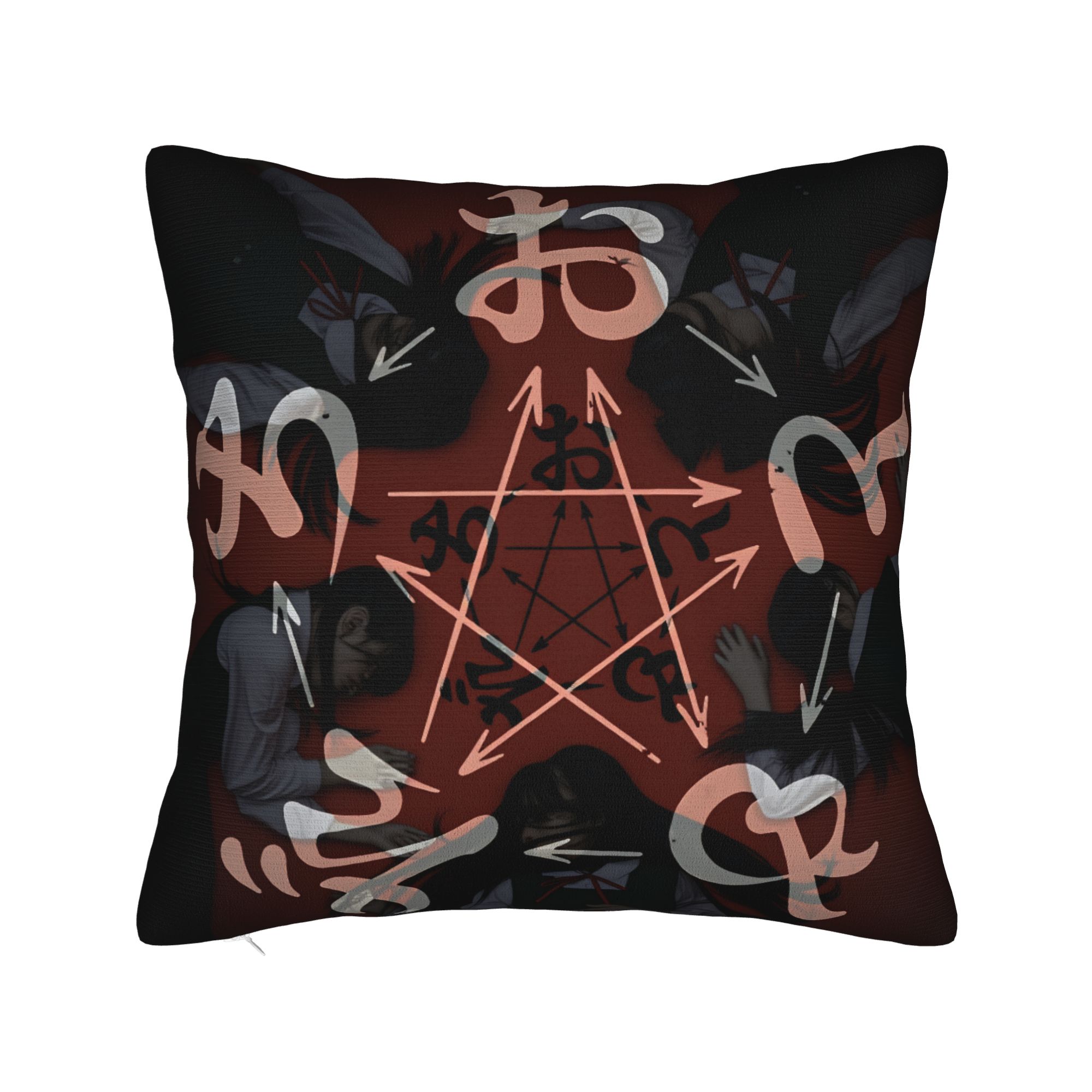 Pillow Case Japan Horror PPhantoms SSiita Miu Mona Rinka Hisui Comfy Pillow Cover For Sofa Couch Bed Living Room Pillowcases 30cmx30cm