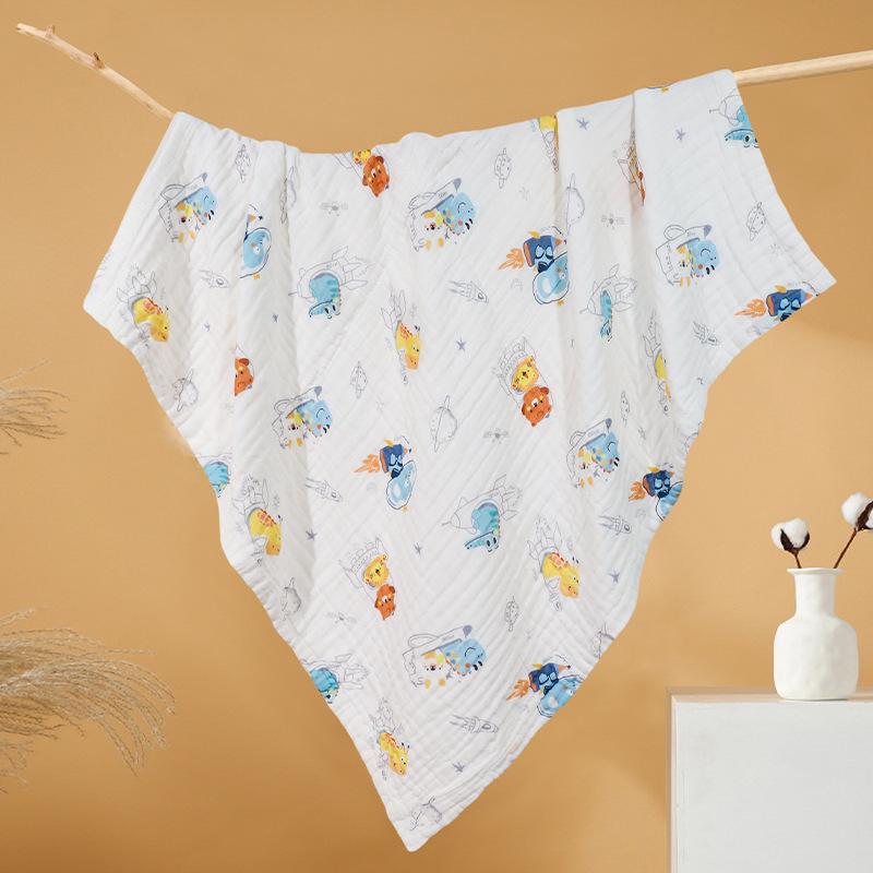 Newborn Baby Six-Layer Pure Cotton Gauze Towel and Blanket