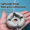 Universal Aluminum Alloy Lawn Mower Head and Replacement Nylon Steel for Lawn Mowing Line Lawn Mower Weed Head Accessories