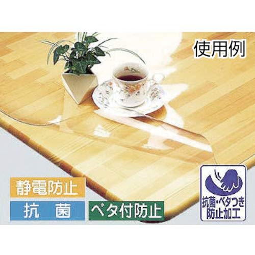 KMGK-7512 Transparent Table Mat with 3 Functions, 75cm x 120cm x 1mm, Transparent