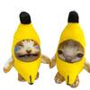 Banana Cat Doll Pendant Keychain Crying Happy Banana Cat Plush Pendant With Sound Toy Car Bag Funny Pendant Keyring Gifts Kids