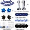 11th Birthday Decorations for Boys Girls - Navy Blue Birthday Decorations For Kids Party Supplies Including HAPPY BIRTHDAY Banner Balloons for