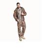 Alpha Green Tactical Sharkskin Waterproof Ski Suit: Camouflage Soft Shell Pants & Warm Fleece Set