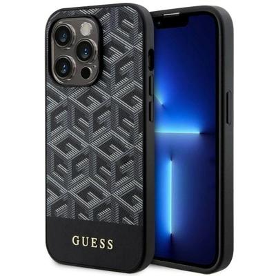 Guess Guhmp14Lhgcfsek Iphone 14 Pro 6.1Czarny/Black Hardcase Gcube Stripes Magsafe