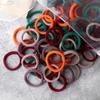 25 Colors 50/100PCS Elastic Black Hair Bands Ties 4cm Solid Color Headband for Women Girls Hair Accessories Gift Ponytail Holder