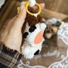 [Cloth Only] Fashion Cartoon Toy 10cm Doll Clothes Crocheted Panda Suit for Girls & Boys