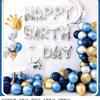 Birthday Balloon Set Adult Birthday Party Decorations Scene Arrangement Aluminum Film Balloon