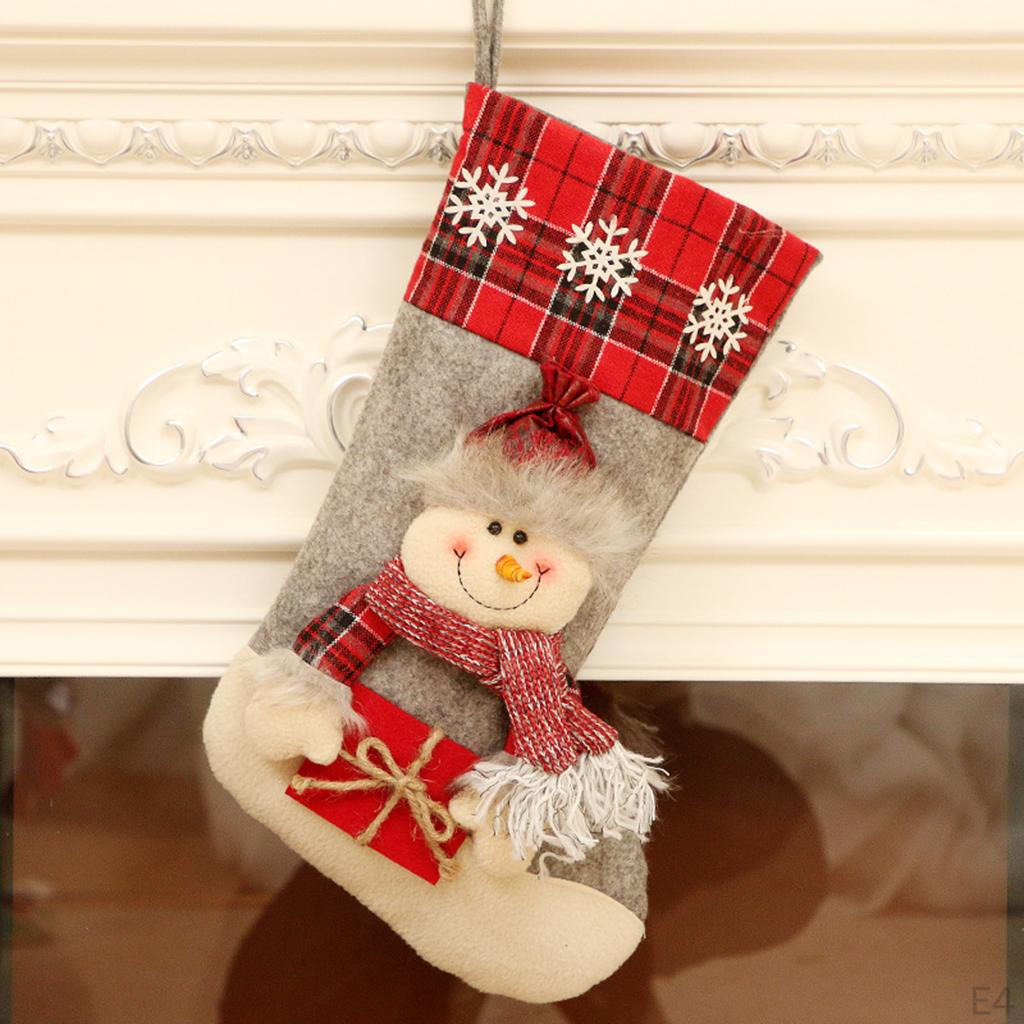 Day Stocking Kit Candy Pouch Bag Chritsmas Tree Decorations Hanging Ornaments Supplies