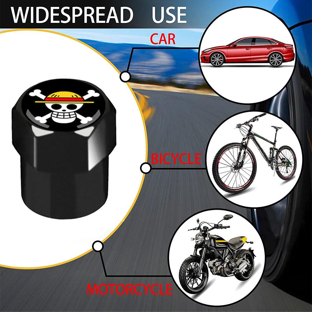 4 DB Autó Anime Stílusú Kerék Gumi Levegőszelepsapkák Szelepszár Autóhoz Kerékpárhoz Motorkerékpárhoz Univerzális Kiegészítők Ajándékok