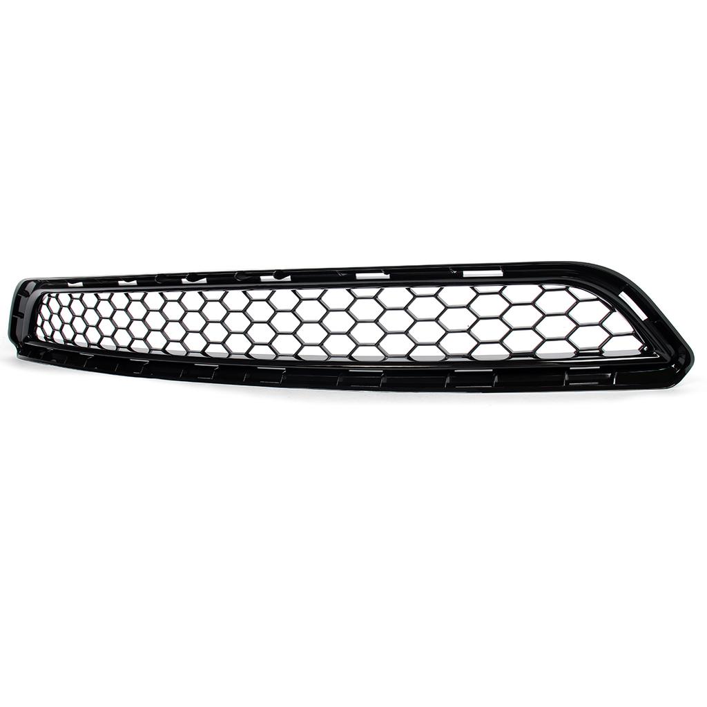 For Ford Fiesta 2013-2017 Gloss Black Honeycomb Front Bumper Lower Grille Grill