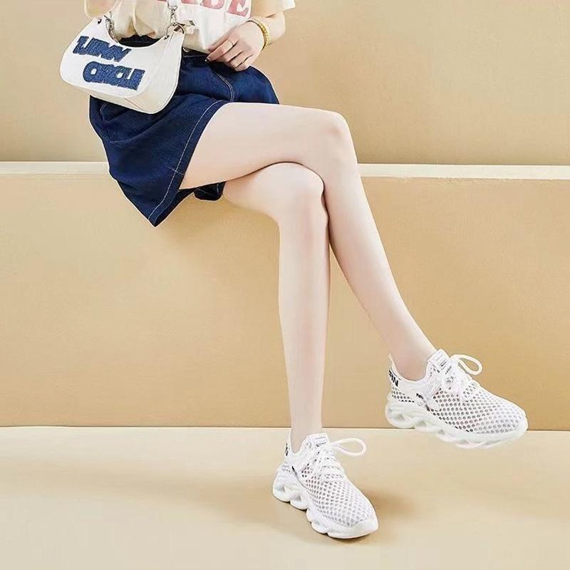 Women Anti Slip Hollow Mesh Shoes Breathable Summer New Sneakers Casual Sports Shoes Running Shoes