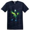 Hummingbird Watercolor Splash Art T Shirt Colorful Wildlife Graphic Nature Tee