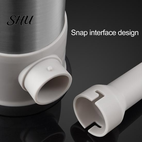 Long-lasting Sausage Stuffing Machine 1 Set Maker Stainless Steel Stuffer with Large Spout 4 Nozzles Efficient Equipment for Home Kitchen Non-slip