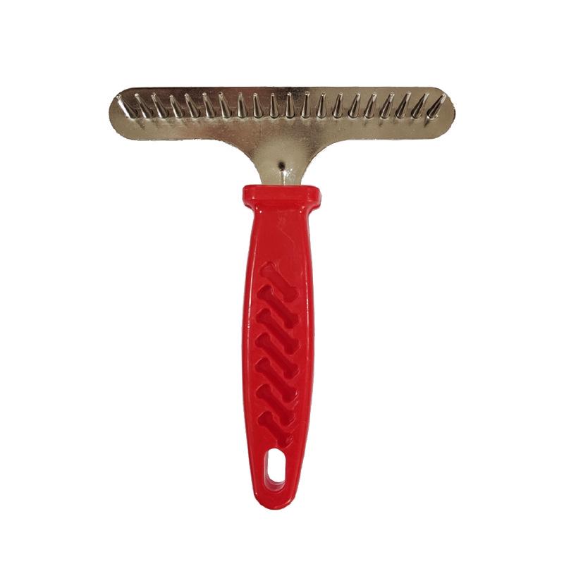 Stainless Steel Pet Grooming Rake & Hair Removal Comb for Cats