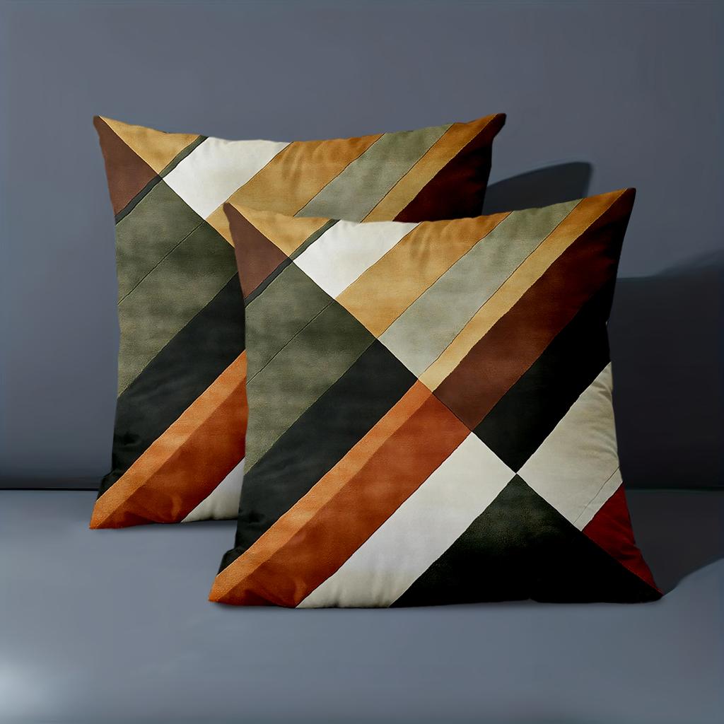 1 Pieces Stylish Geometric Pattern Throw Pillow Cushions Polyester pillowcase, sofa decorative cushion cov Headboard Pillow