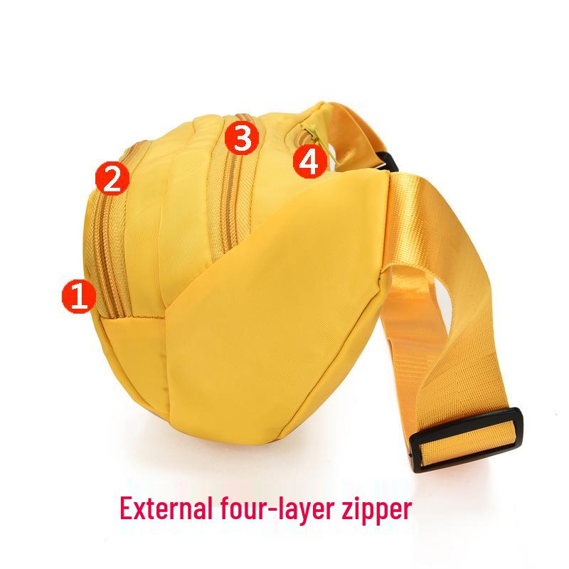 Women's Crossbody Waist Bag: Water-Resistant, Colorful, Large Capacity for Phone & Cash