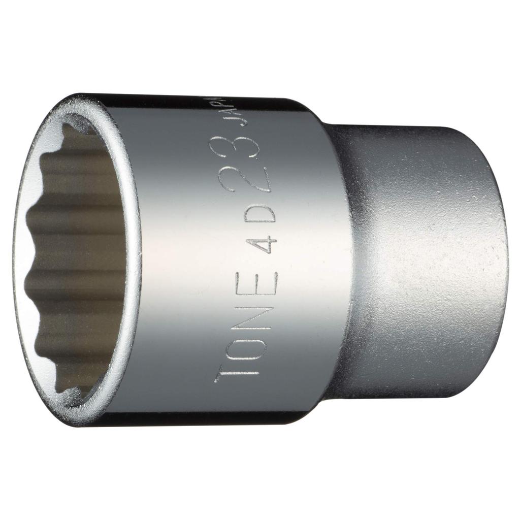 TONE Socket Drive Angle Width Across Flats 23mm (12 Squares) 4D-23 12.7mm (1/2")