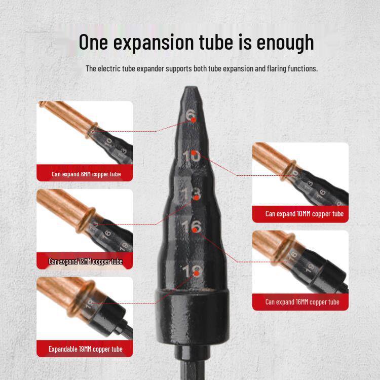 Electric Drill Copper Tube Expansion Tool Set with Hexagonal Handle for Air Conditioning