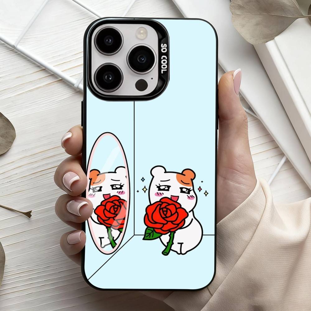 L-Lovely O-Oruchuban E-Ebichu Phone Case For iPhone17,16,15,14,13,12,11 Plus,Pro Max Black Candy silver phone case