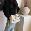 New Summer Simple and Fashionable Bucket Bag for Women's Fashion Casual Crossbody Shoulder Bag Popular Simple Commuting Bag