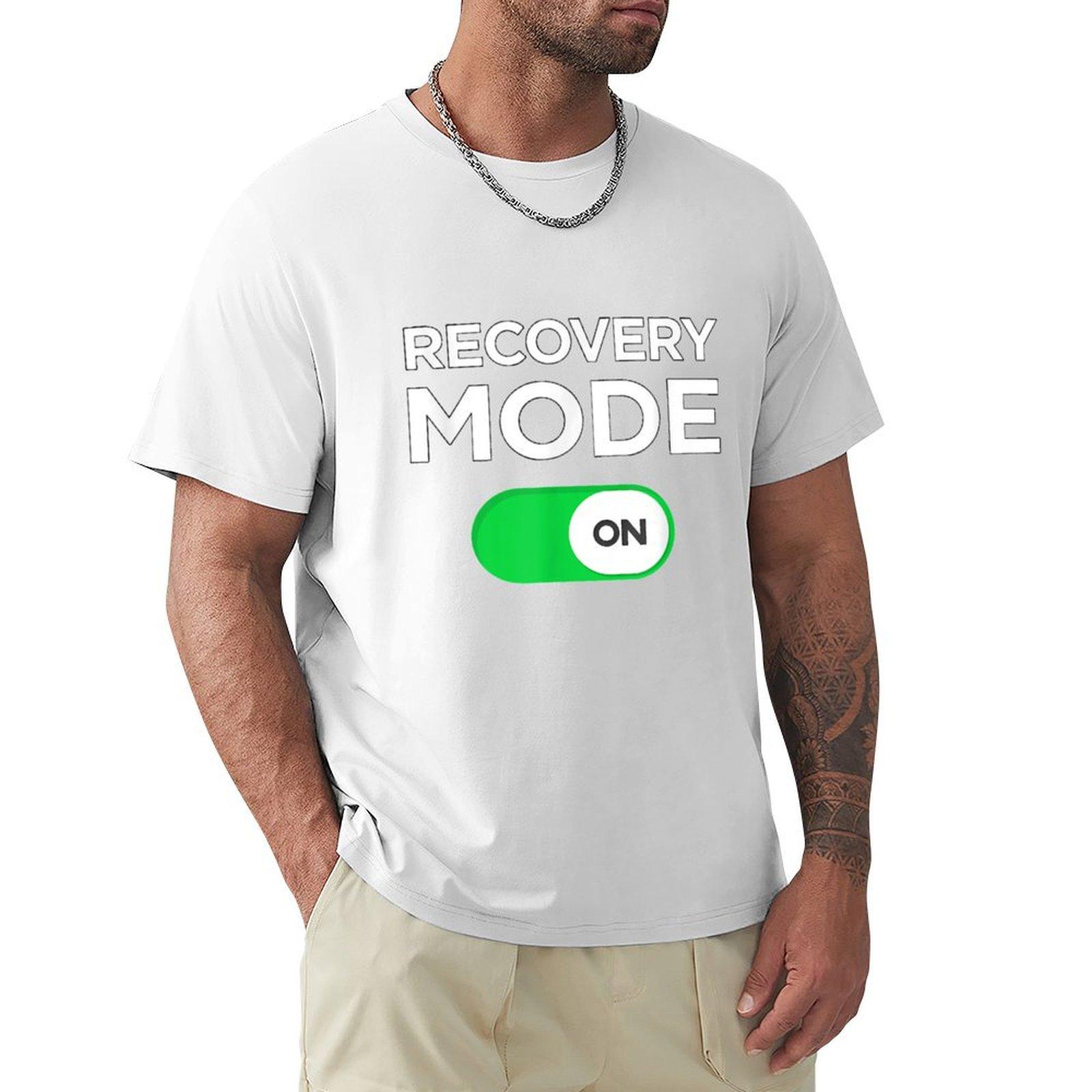 Get Well Soon Gift Recovery Mode On Post Surgery Illnesssize S5xl Tshirt Perforunisexce Dry Fit Tshirt S
