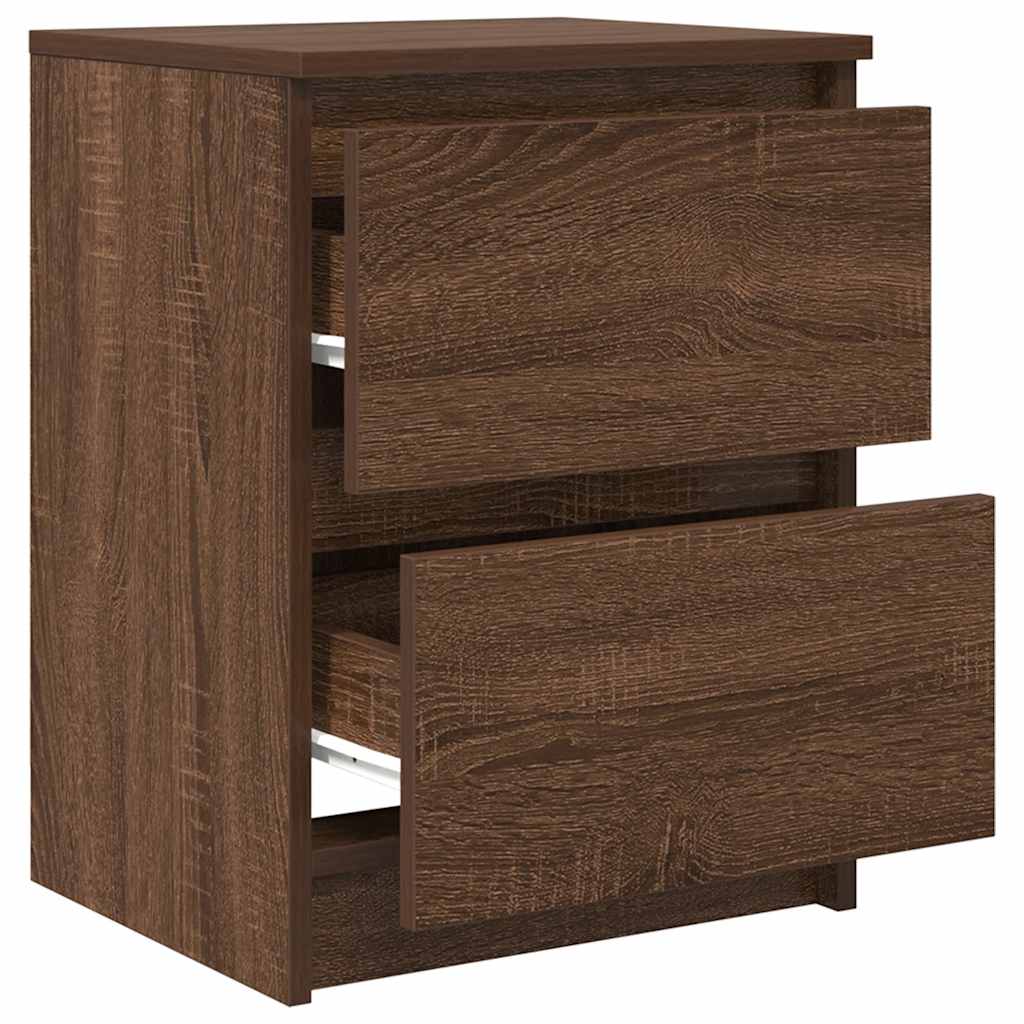 TV Stand in Brown Oak Look 40 x 35 x 54 cm Engineered Wood