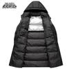 Snow Flying Men's Long Hooded Duck Down Parka