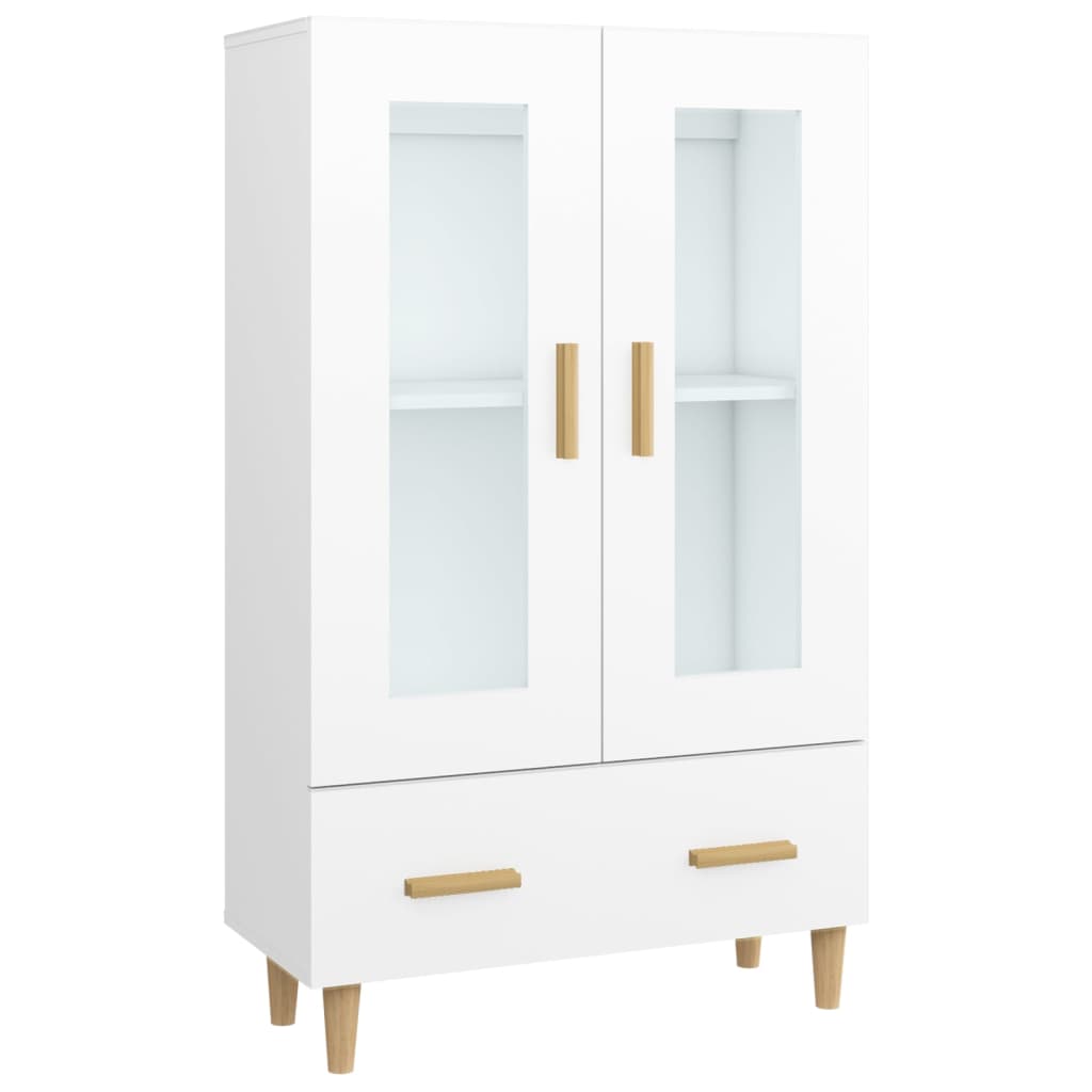 Highboard White 70 x 31 x 115 cm Particle Board