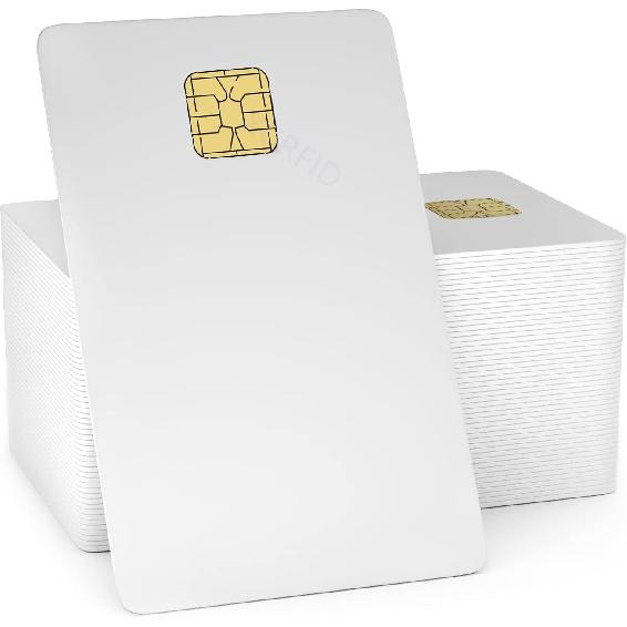 SLE4428 ISO7816 Contact with 1024 Byte EEPROM White Smart Chip Card 10PCS by XCRFID