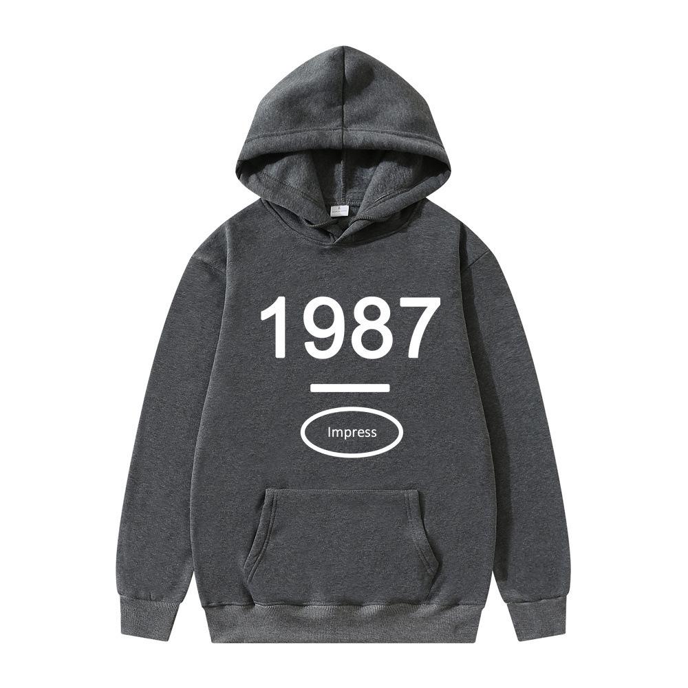 American retro hooded sweater for men and women ins trendy loose hoodie for one piece