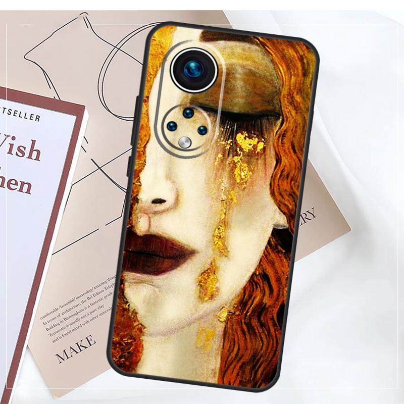 Kiss by Gustav Klimt Case For Honor Magic V5 5 6 7 Pro X9a X9b X9c X9d X8a X8b X8c 50 70 90 200 400 Lite Cover
