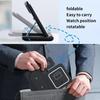 3 In 1 Wireless Charging Desk Stand Space Saving For S24 S23 Watch Earphone Fast Charging Phone Watch Earphone Foldable