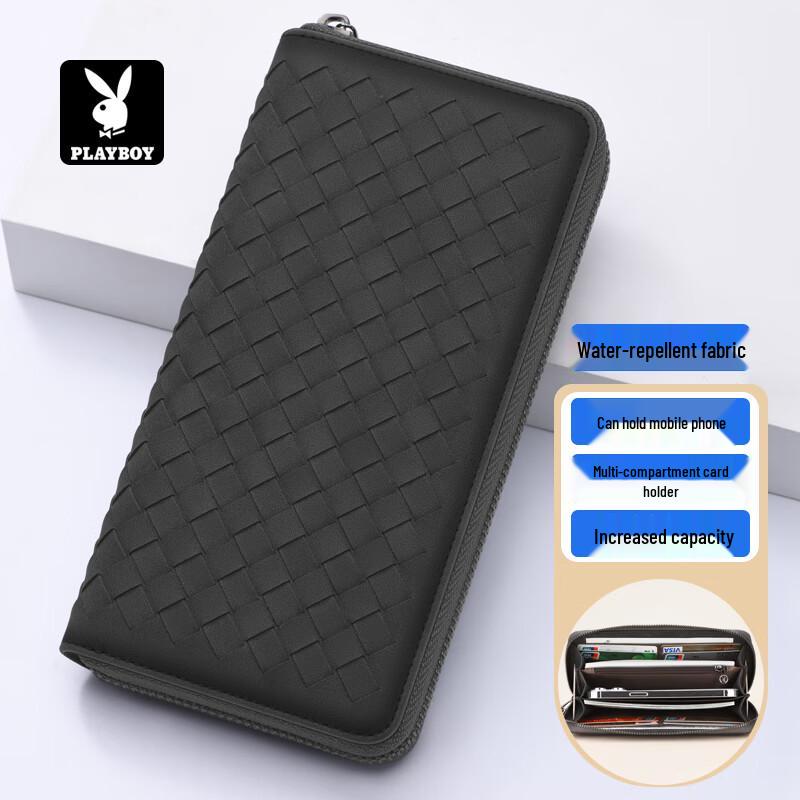 Playboy Men s Large Capacity Long Clutch Wallet
