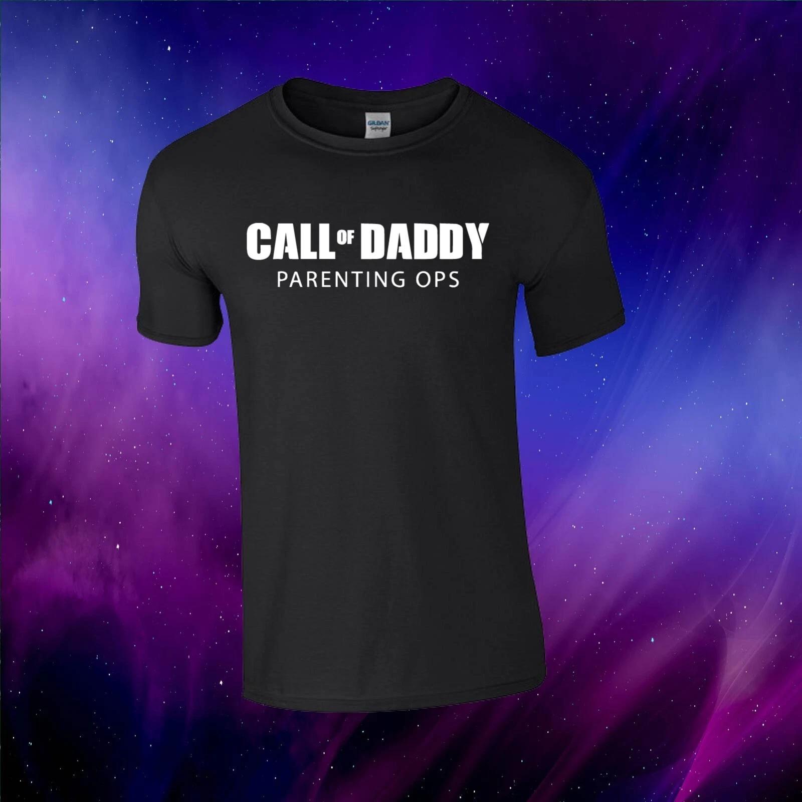Call Of Daddy Операции по воспитанию детей Игровой Call of Duty Унисекс Детская/Взрослая Верхняя футболка L