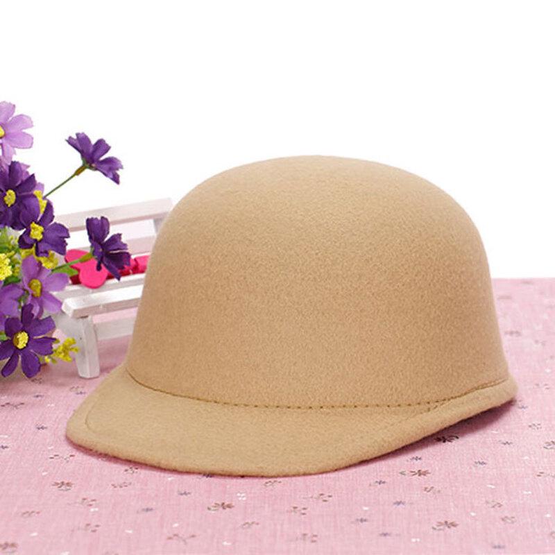 Zhenyueqi Parent-Child Imitation Wool Felt Fedora Hat