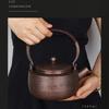 Traditional Handmade Copper Pot, High-capacity Brewing Tea Pot, Red Copper Teapot, Health Boiling Water Kettle for Kitchen, 1L