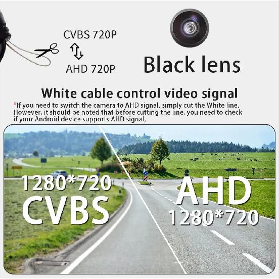 AHD 1080P Gold Lens Brake Light Rear View Reverse Camera For Renault Master Nissan NV400 Opel Vauxhall Movano Vans 2010-2016