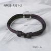 GEMCHIC Women's Adjustable Colorful Rope Bracelet with 18K Titanium Steel Bar, Engravable Personalized Unisex Fashion Wristband