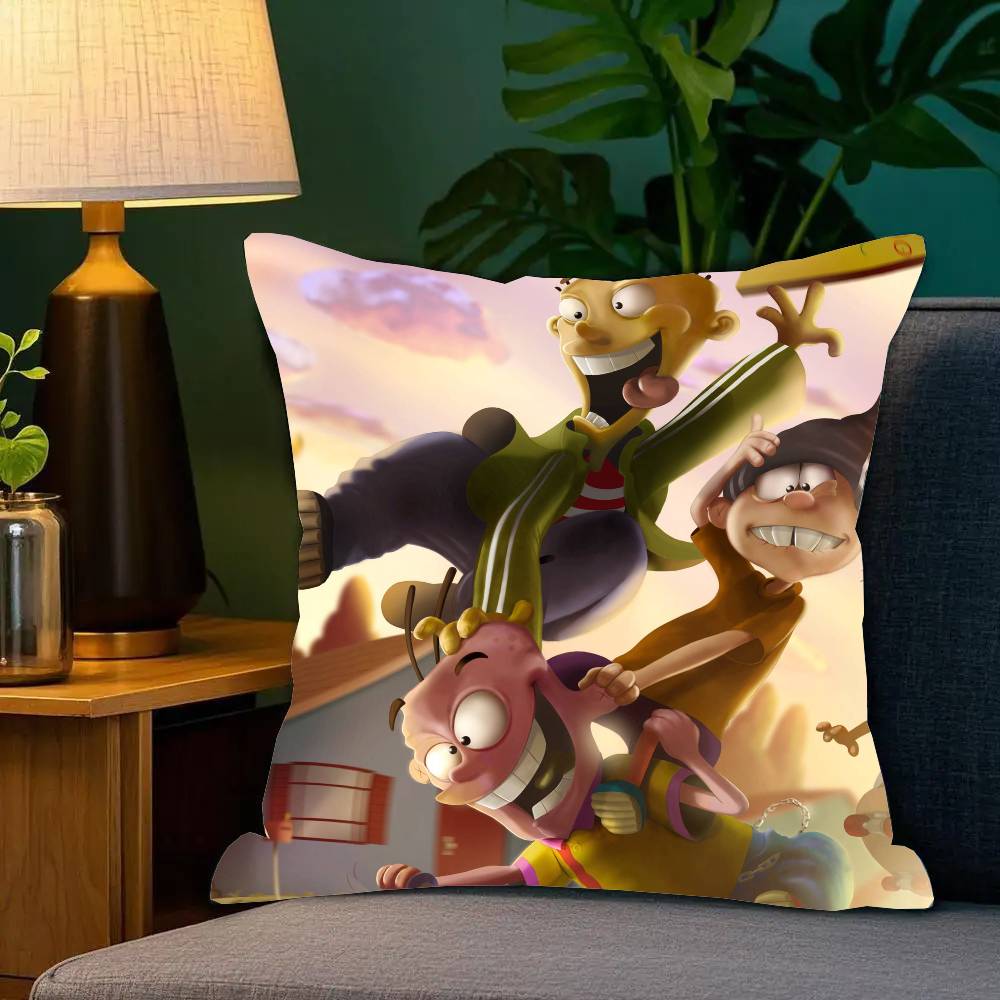 Ed EEdd N Eddy Pillow Case Fashion Square Pillowcase Bedroom Sofa Room Ins Decoration Leisure