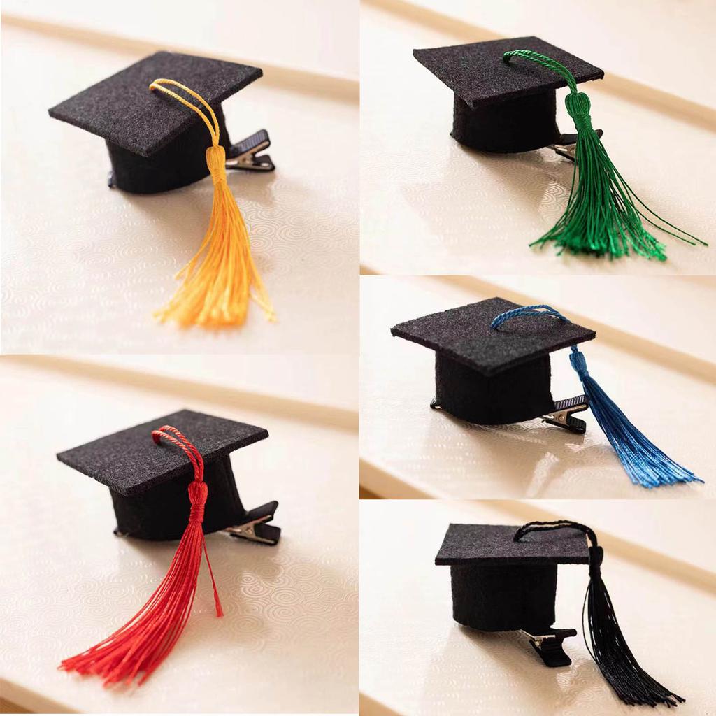 Stylish Graduation Hat Hair Clip Accessory Easy to Use Hair Clip Personalized Duckbill Clip for Headwear Enthusiasts