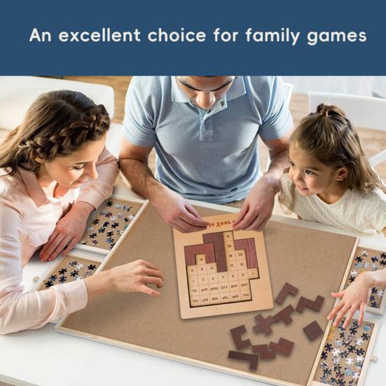 Daily Calendar Puzzle Wooden Puzzle Toy 365 Date Daily Challenge Puzzle Game The Whole Year Puzzle Calendar Gift for Men Women Kids