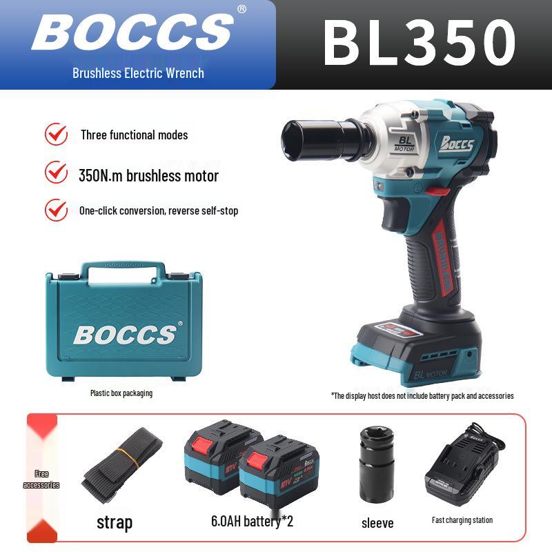 Cordless Multi-Functional Brushless Impact Wrench & Electric Screwdriver Set