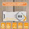 3 Digit Cabinet Password Hasp Locks 90/ 180 Degree Cabinet Door Combination Lock Rotary Latch Lock Keyless Drawer Coded Buckles