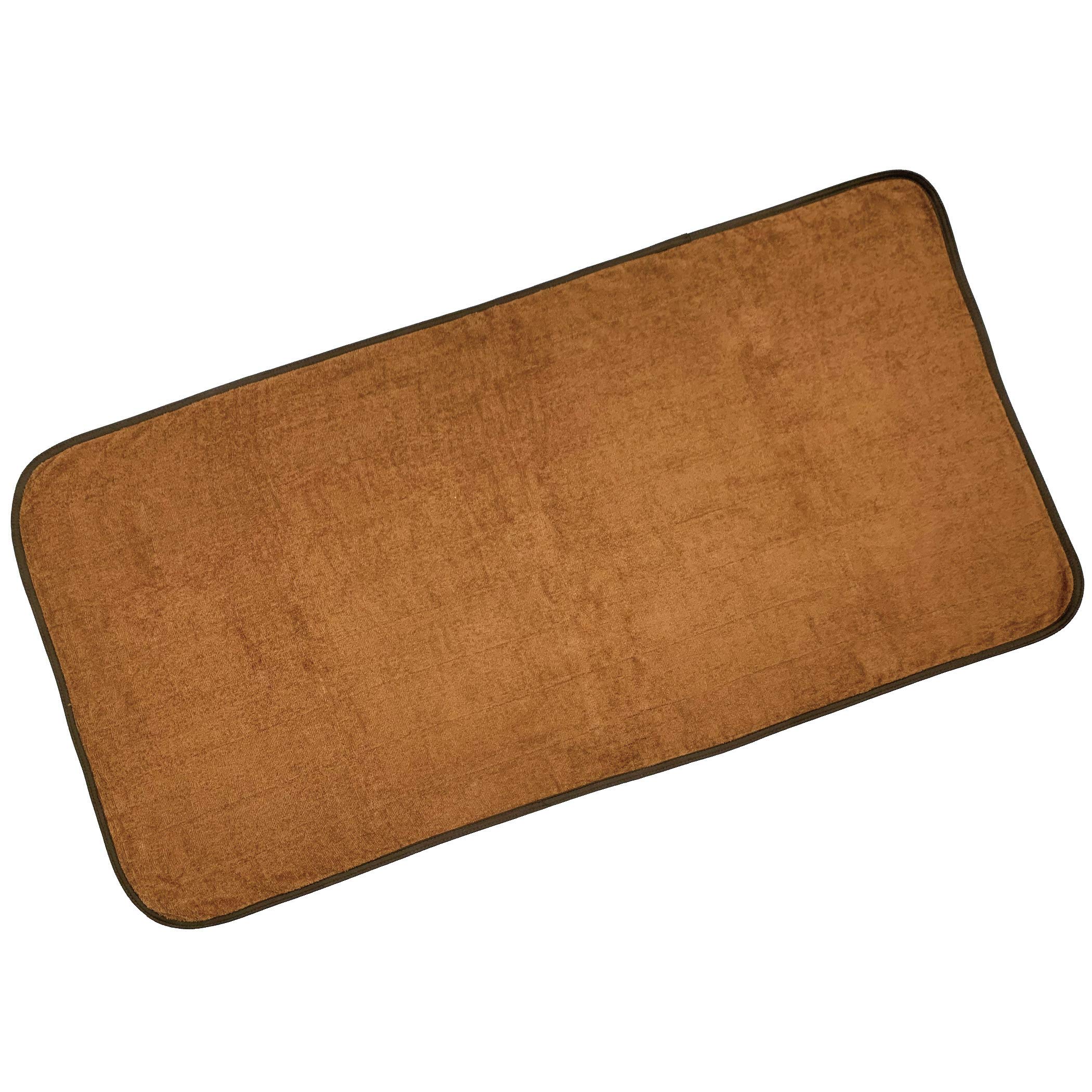 

OZ UOMO Sauna Mat Single Commercial Large Towel 70 x 140 cm [Large] Mat, Use, Size, Popular, Washable, Fabric, Approx. (Dark Brown, 1)