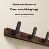 Walnut Clothes Hook Fitting Room Wall Hook Clothes Hanger Hat Hook Door Hook Wooden Clothes Hook Bathroom Hook
