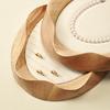 Solid Wood Pearl Jewelry Display Tray, Ring Necklace Earring Organizer, Bracelet Jewelry Exhibition Props