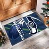 Seattle Seahawks Křišťálový sametový koberec Měkký Anti?Protiskluzová podložka Pohodlný koberec do obývacího pokoje a ložnice